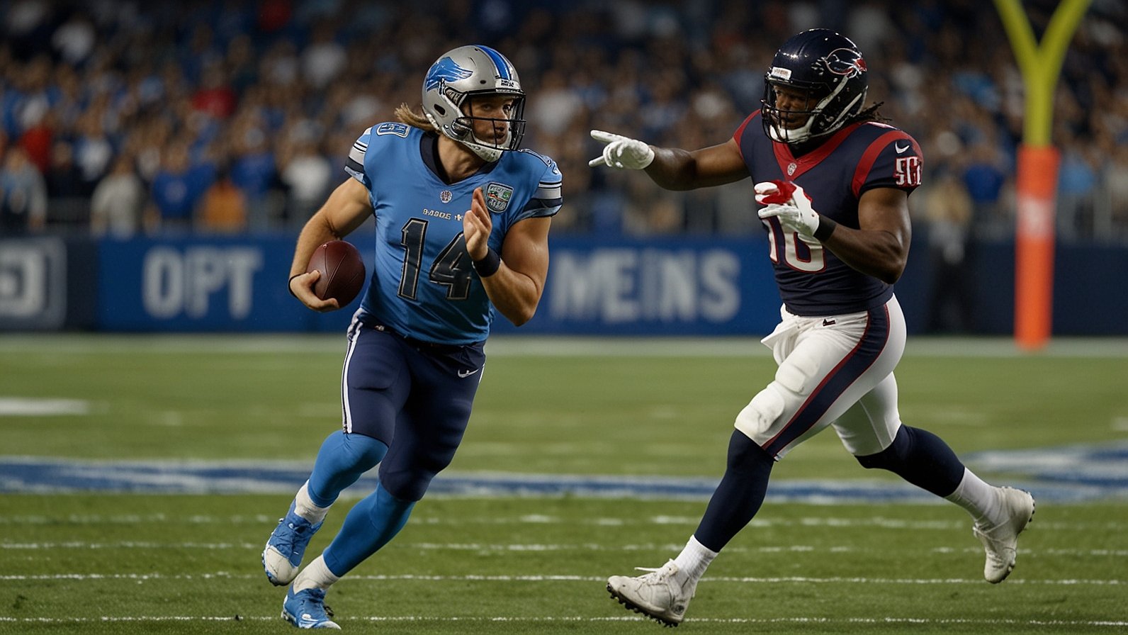 Detroit Lions vs Houston Texans Match Player Stats